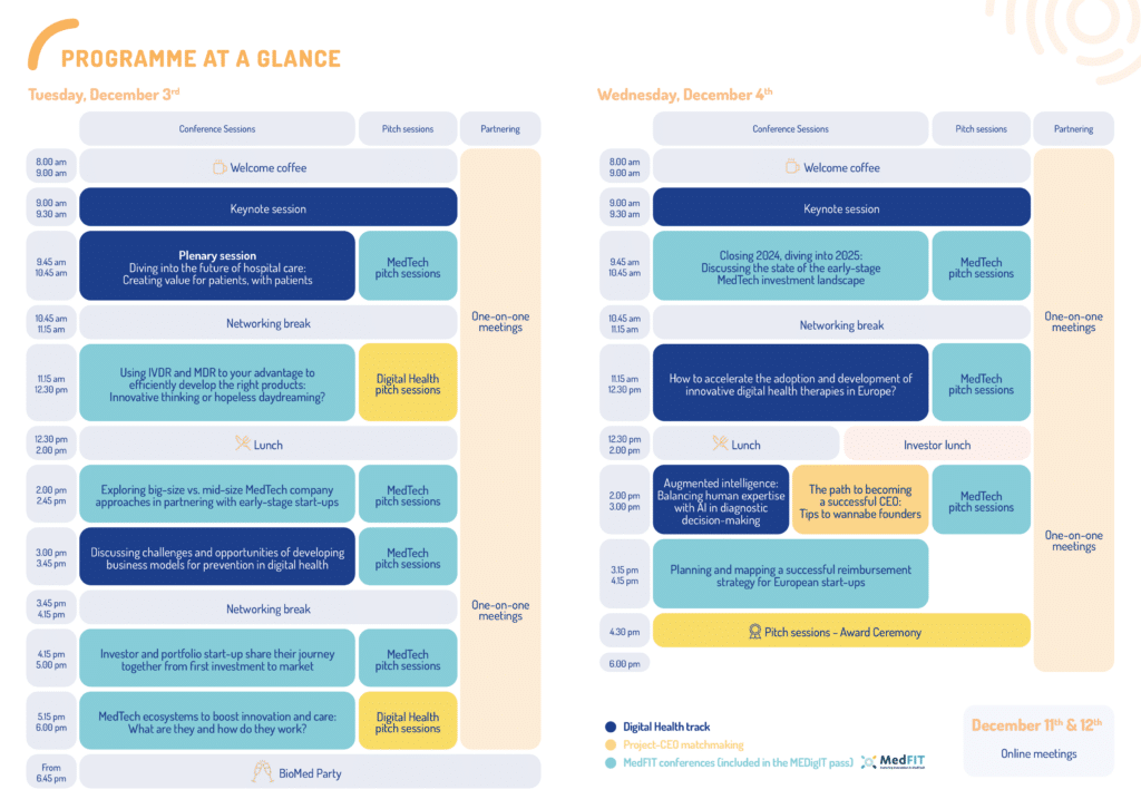 AGENDA MDG24 2024 Programme at a glance