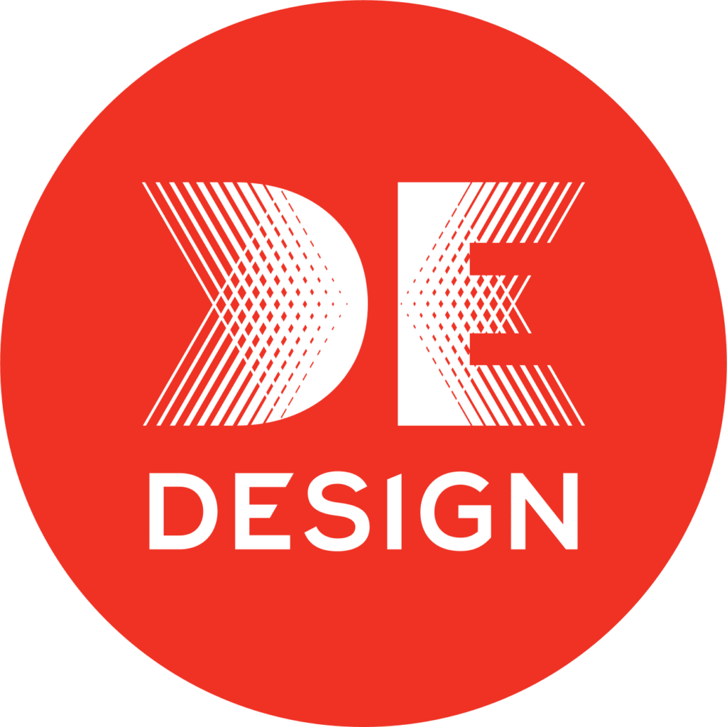 DE DESIGN Logo Circle Orange LD 2024 - edition