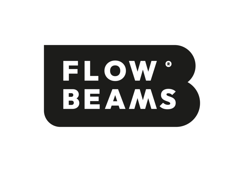 Flowbeams Logo Stacked Shape Black 2024 - edition